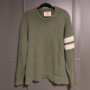 Birdwell Men's Green Wool Sweater